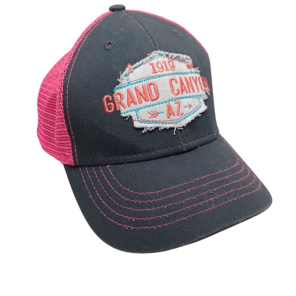 Grand Canyon AZ Ball Cap Ouray Sportswear‎ Snap Back Hat Pink Gray Size Youth
